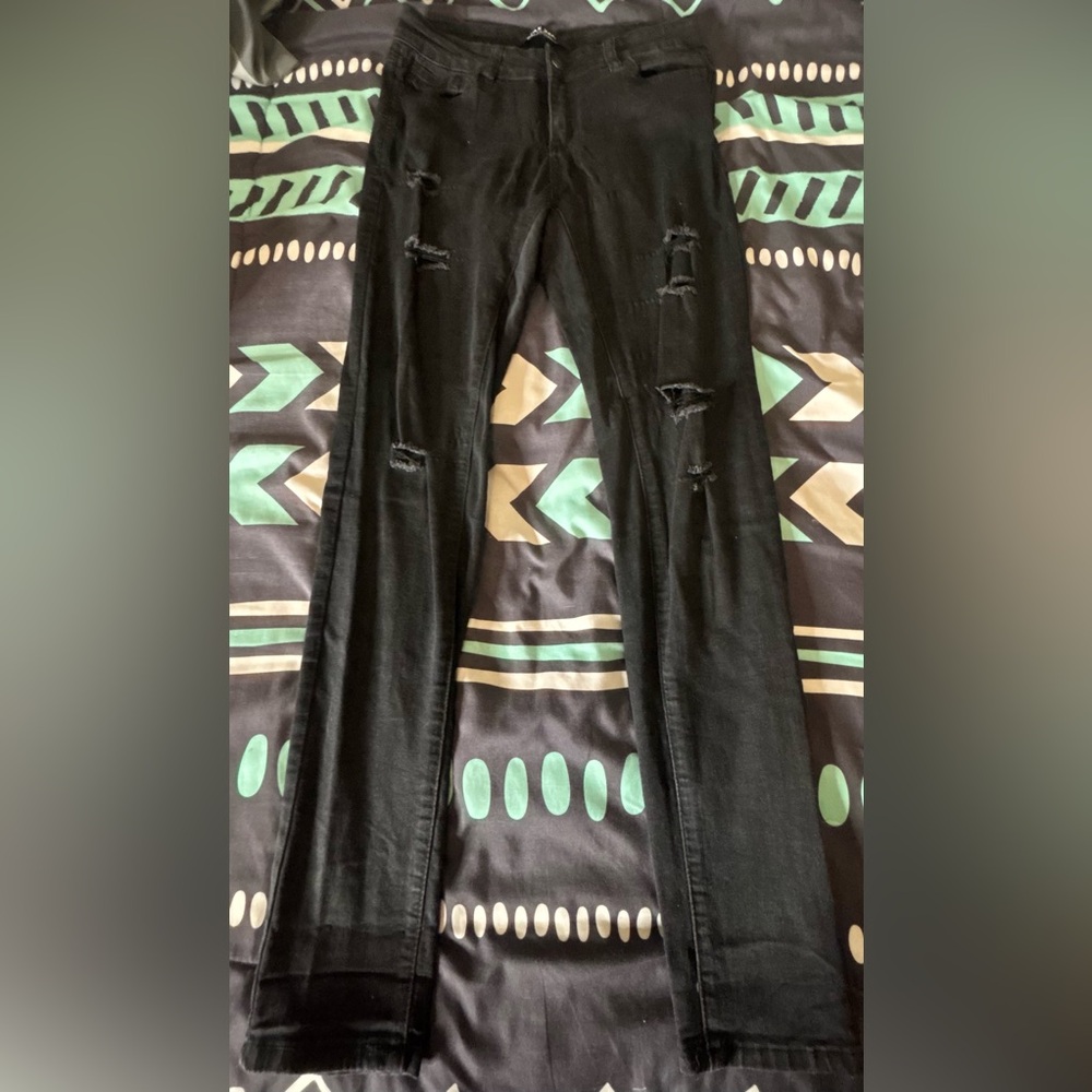 Wax Jean Charcoal Denim Pants